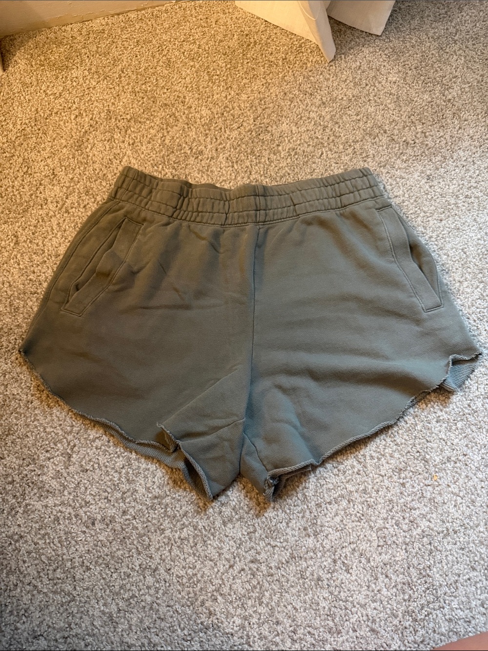 aerie Olive Green Athletic Lounge Shorts
